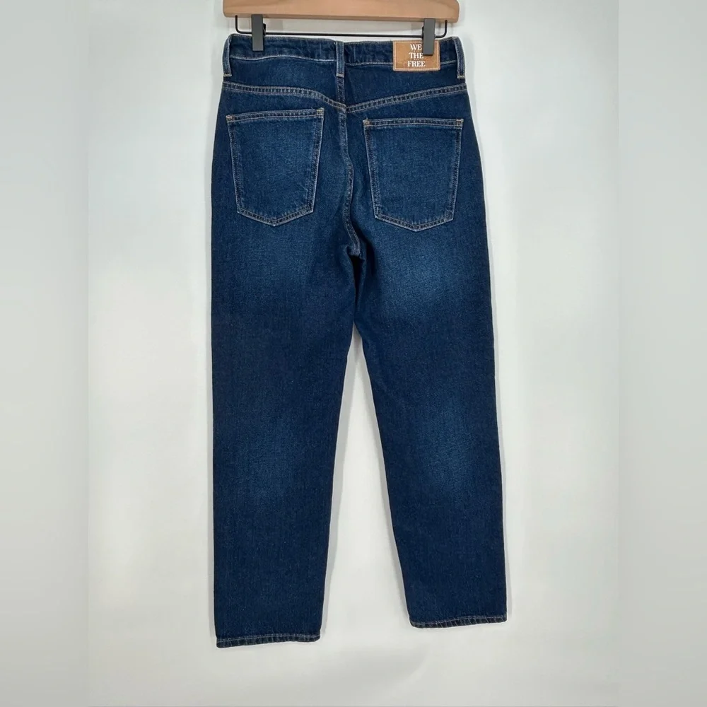We the Free Pacifica High Rise Slim Straight Jeans‎ Dark Wash- Size 27